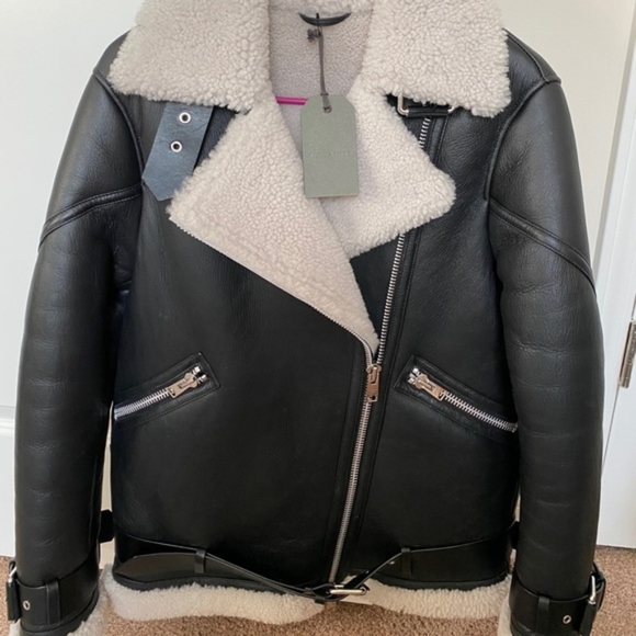 All Saints Jackets & Blazers - Hawley AllSaints Shearling Jacket